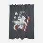 Rainbow Kid-none polyester shower curtain-Arigatees