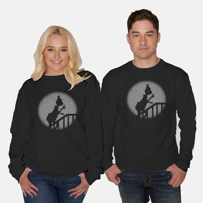 Grinchferatu-unisex crew neck sweatshirt-Boggs Nicolas