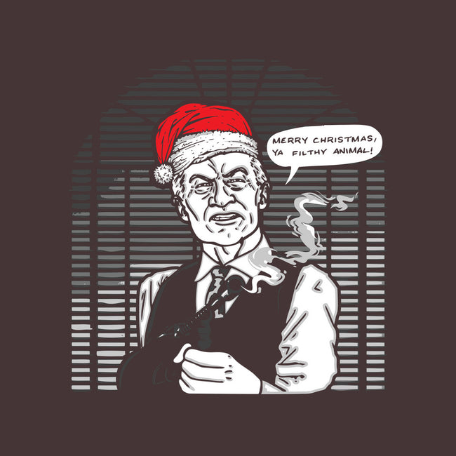 Merry Christmas, Ya Filthy Animal!-none removable cover w insert throw pillow-dalethesk8er