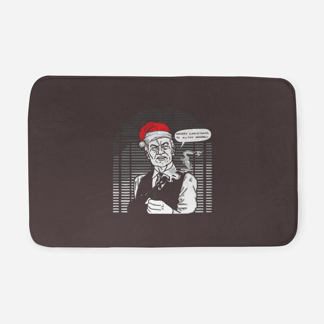 Merry Christmas, Ya Filthy Animal!-none memory foam bath mat-dalethesk8er