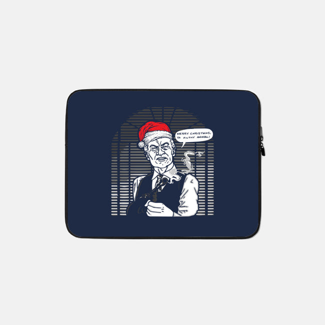 Merry Christmas, Ya Filthy Animal!-none zippered laptop sleeve-dalethesk8er