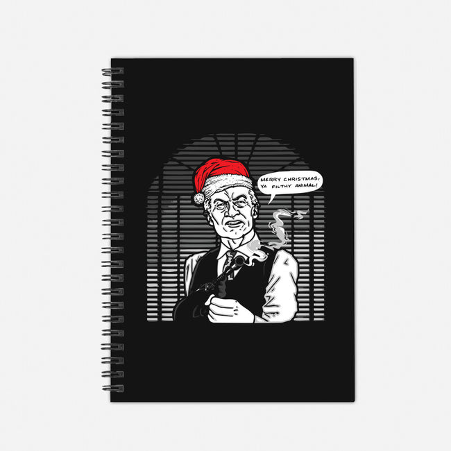 Merry Christmas, Ya Filthy Animal!-none dot grid notebook-dalethesk8er