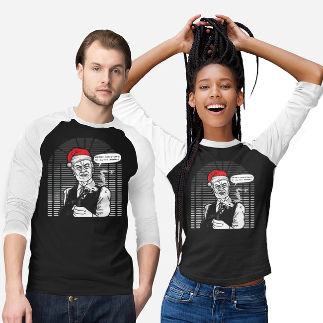 Merry Christmas, Ya Filthy Animal!-unisex baseball tee-dalethesk8er