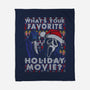 Holiday Scream-none fleece blanket-goodidearyan