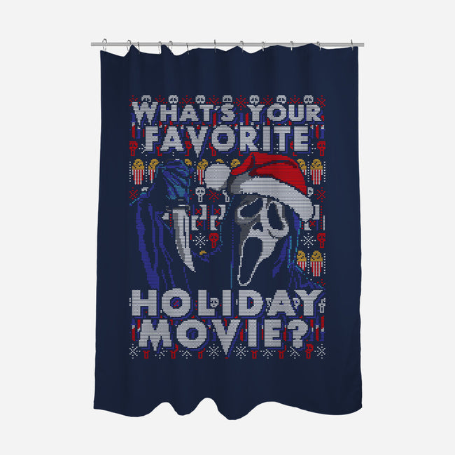 Holiday Scream-none polyester shower curtain-goodidearyan