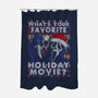 Holiday Scream-none polyester shower curtain-goodidearyan