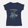 Le Petit Mage-womens v-neck tee-eduely