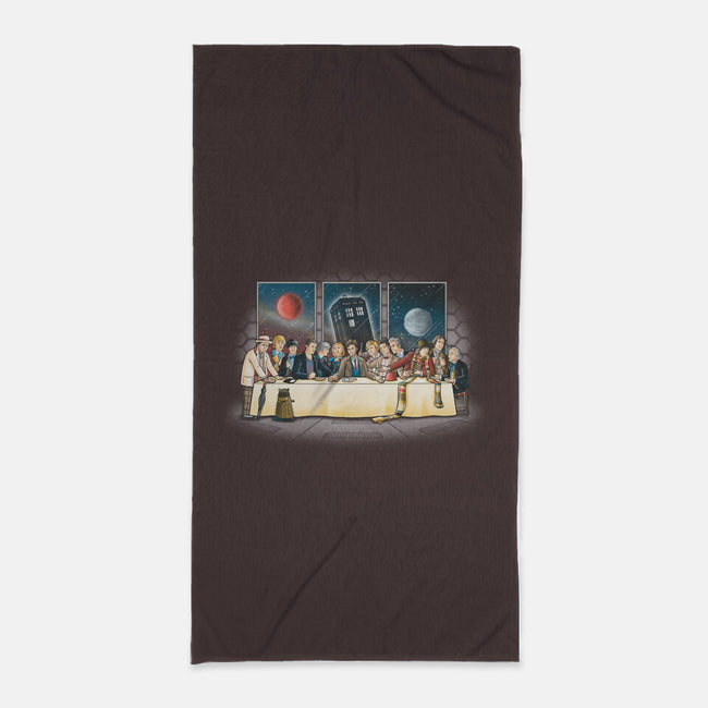 Doctor Dinner-none beach towel-trheewood