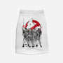 Who You Gonna Call Sumi-E-dog basic pet tank-DrMonekers