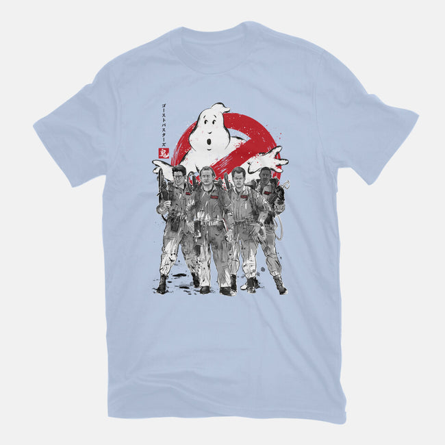 Who You Gonna Call Sumi-E-womens basic tee-DrMonekers