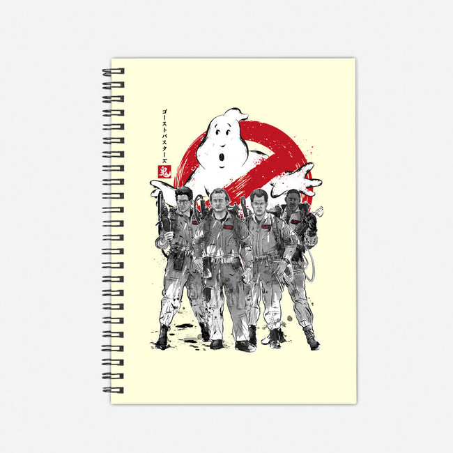 Who You Gonna Call Sumi-E-none dot grid notebook-DrMonekers