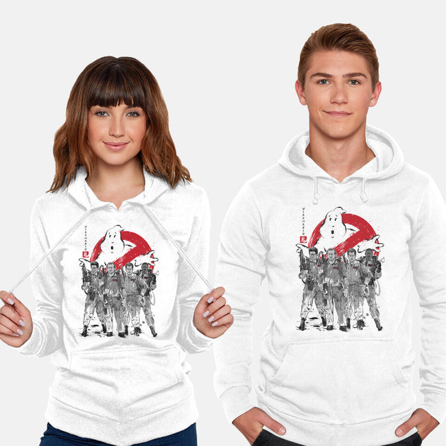 Who You Gonna Call Sumi-E-unisex pullover sweatshirt-DrMonekers