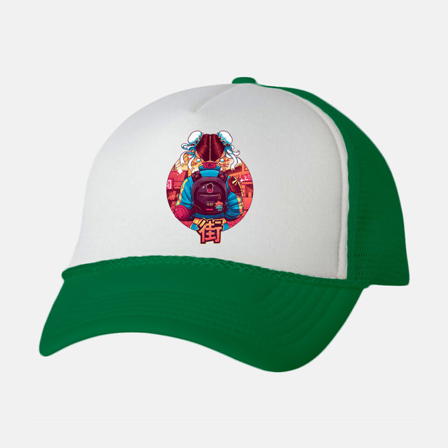 Spring Fighter-unisex trucker hat-Bruno Mota