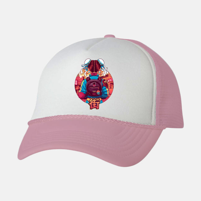 Spring Fighter-unisex trucker hat-Bruno Mota