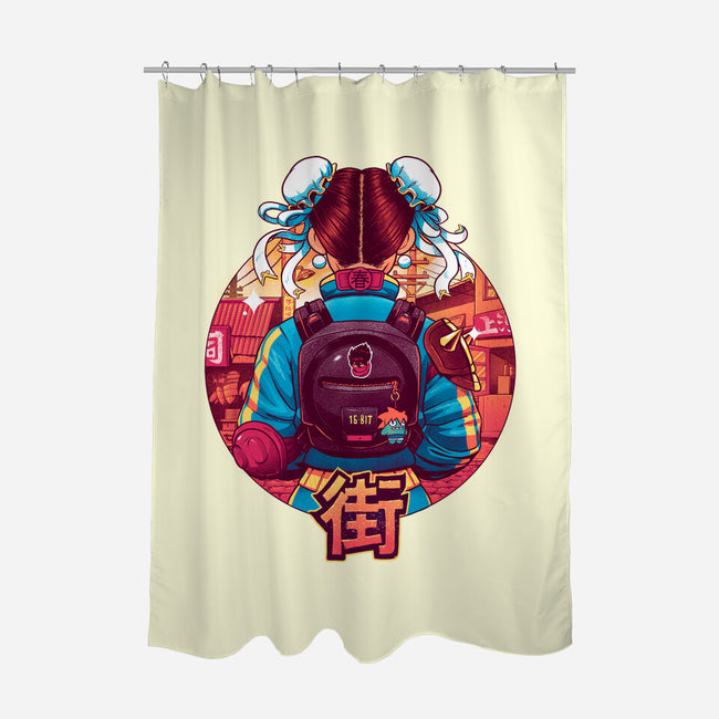 Spring Fighter-none polyester shower curtain-Bruno Mota