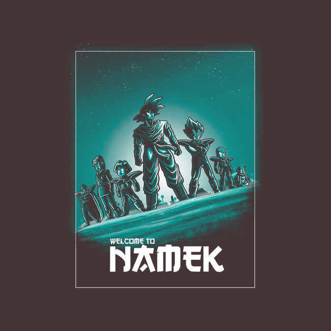 Welcome To Namek-none glossy sticker-trheewood