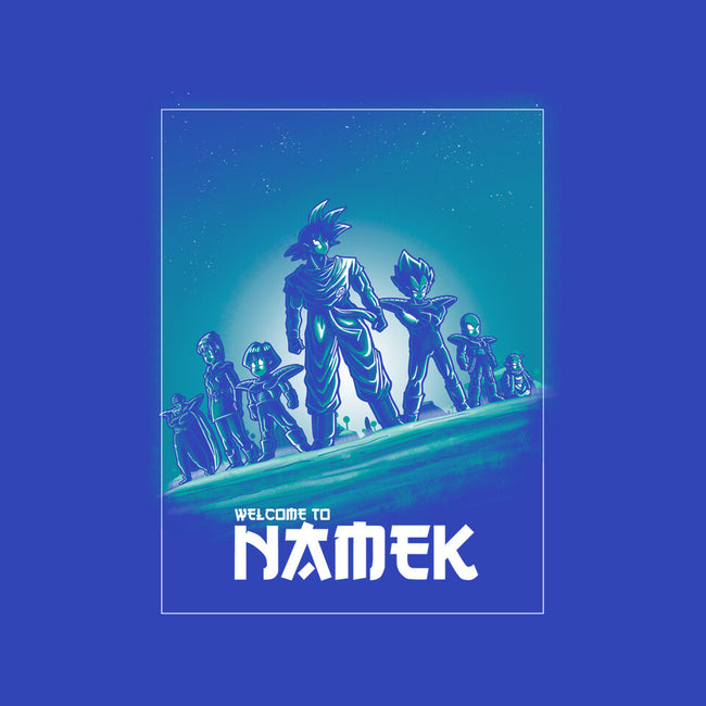 Welcome To Namek-none polyester shower curtain-trheewood