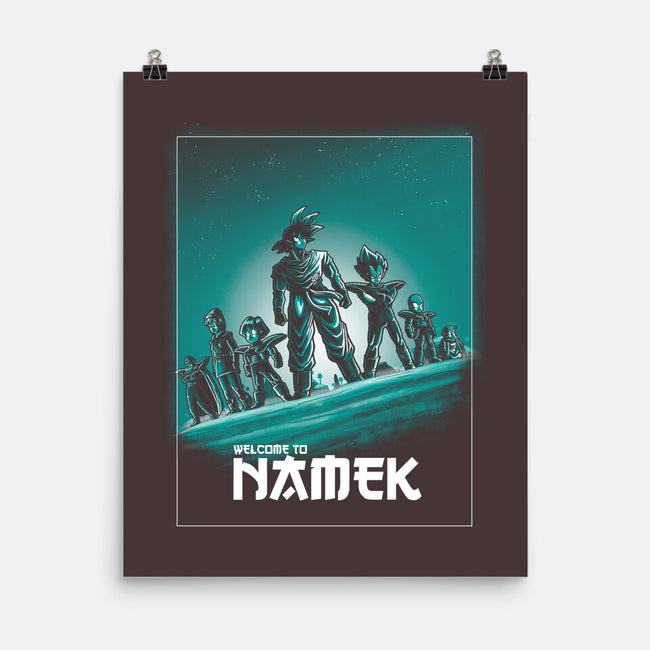 Welcome To Namek-none matte poster-trheewood