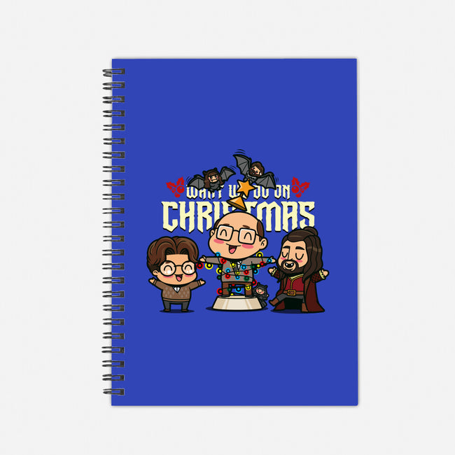 What We Do On Christmas-none dot grid notebook-Boggs Nicolas