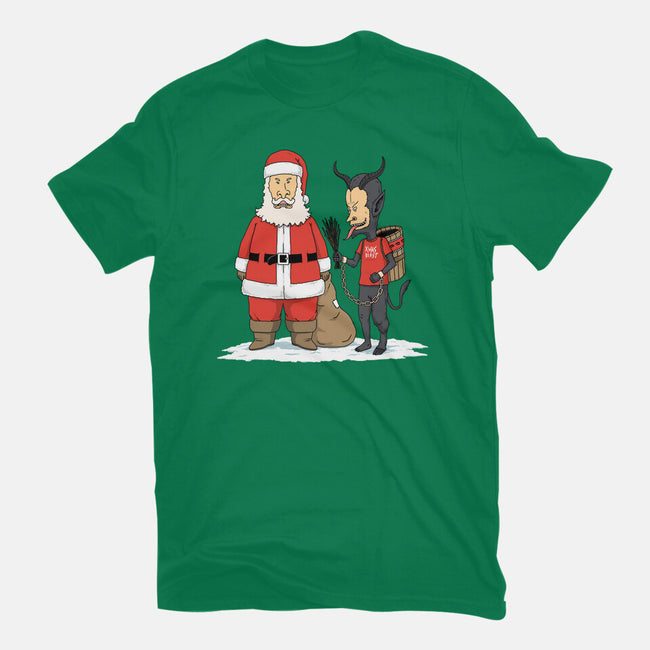 Christmas Is Cool-womens fitted tee-pigboom