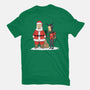 Christmas Is Cool-womens fitted tee-pigboom