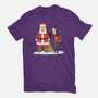 Christmas Is Cool-womens fitted tee-pigboom