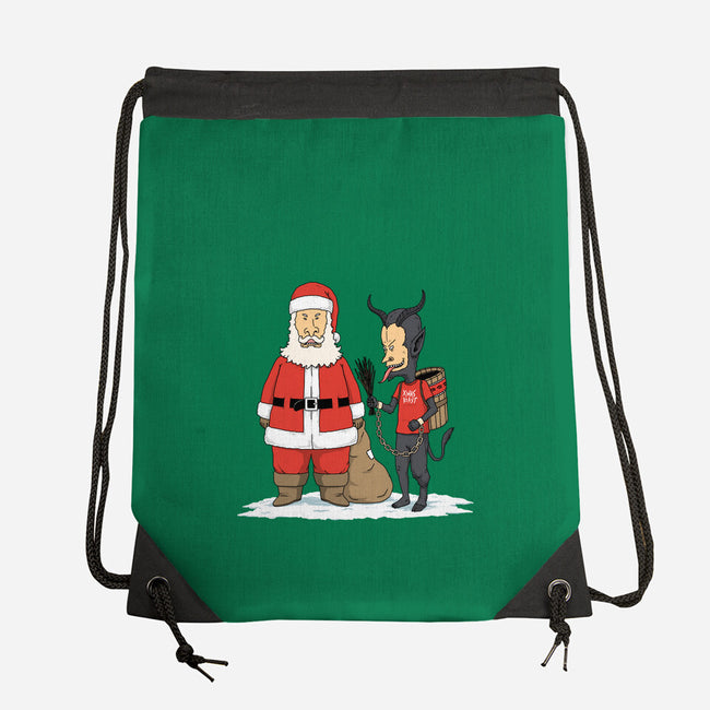 Christmas Is Cool-none drawstring bag-pigboom