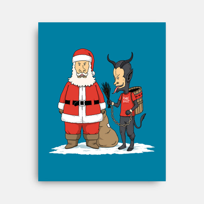 Christmas Is Cool-none stretched canvas-pigboom