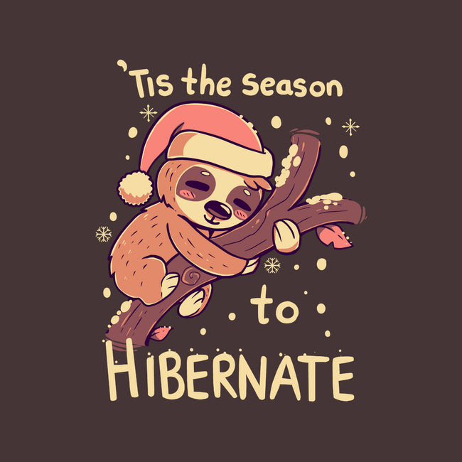 Tis The Season To Hibernate-none beach towel-TechraNova