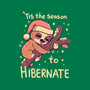 Tis The Season To Hibernate-womens racerback tank-TechraNova
