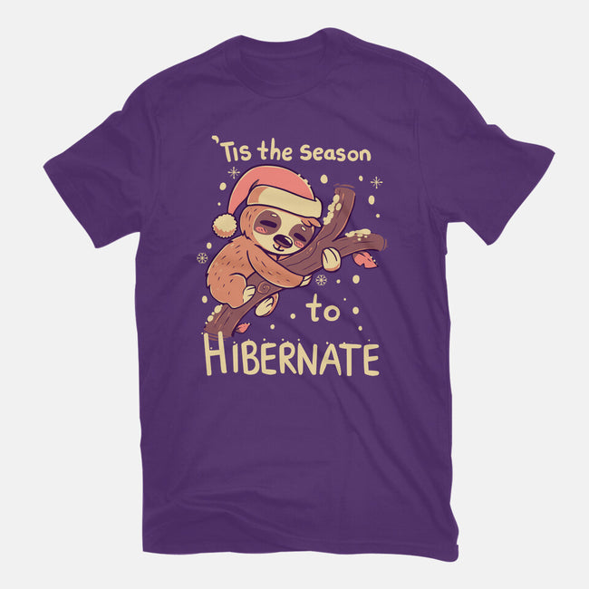Tis The Season To Hibernate-mens basic tee-TechraNova