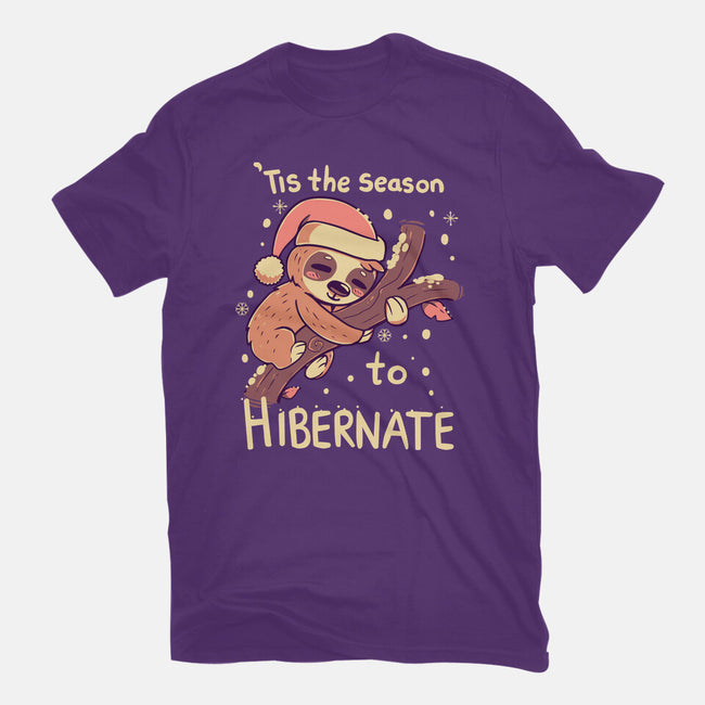 Tis The Season To Hibernate-womens basic tee-TechraNova