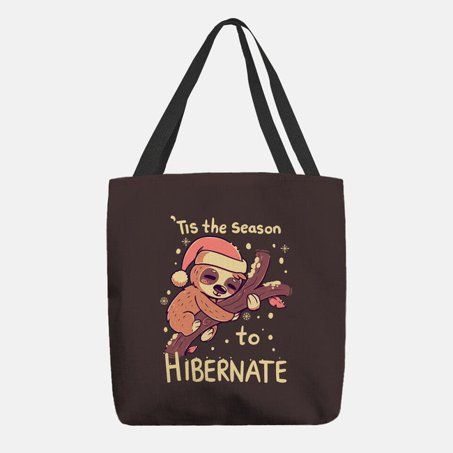 Tis The Season To Hibernate-none basic tote-TechraNova