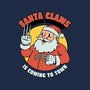 Santa Claws Is Coming-youth basic tee-dfonseca