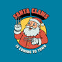 Santa Claws Is Coming-mens basic tee-dfonseca