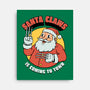Santa Claws Is Coming-none stretched canvas-dfonseca