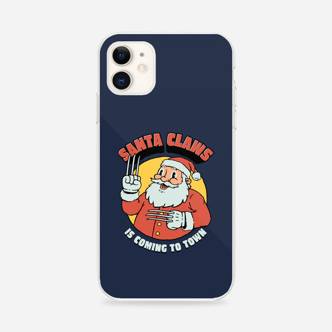 Santa Claws Is Coming-iphone snap phone case-dfonseca