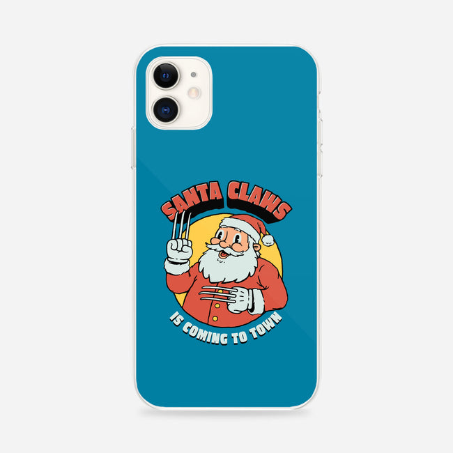 Santa Claws Is Coming-iphone snap phone case-dfonseca