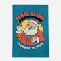 Santa Claws Is Coming-none outdoor rug-dfonseca