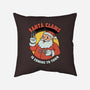Santa Claws Is Coming-none removable cover w insert throw pillow-dfonseca
