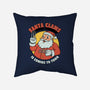 Santa Claws Is Coming-none removable cover w insert throw pillow-dfonseca