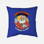 Santa Claws Is Coming-none removable cover w insert throw pillow-dfonseca