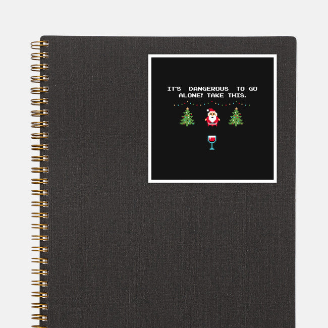 Dangerous Christmas-none glossy sticker-katiestack.art