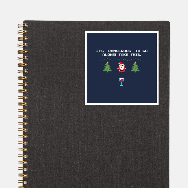 Dangerous Christmas-none glossy sticker-katiestack.art