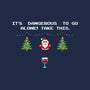 Dangerous Christmas-none removable cover w insert throw pillow-katiestack.art