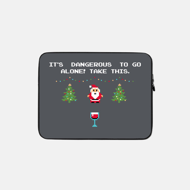 Dangerous Christmas-none zippered laptop sleeve-katiestack.art