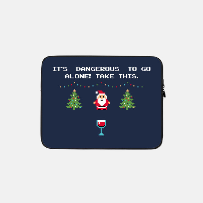 Dangerous Christmas-none zippered laptop sleeve-katiestack.art