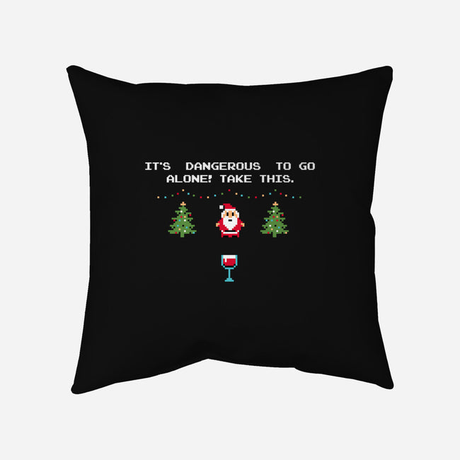 Dangerous Christmas-none removable cover w insert throw pillow-katiestack.art