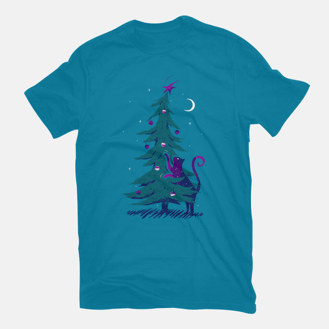 Kitty Tree Love-womens basic tee-katiestack.art