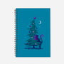 Kitty Tree Love-none dot grid notebook-katiestack.art